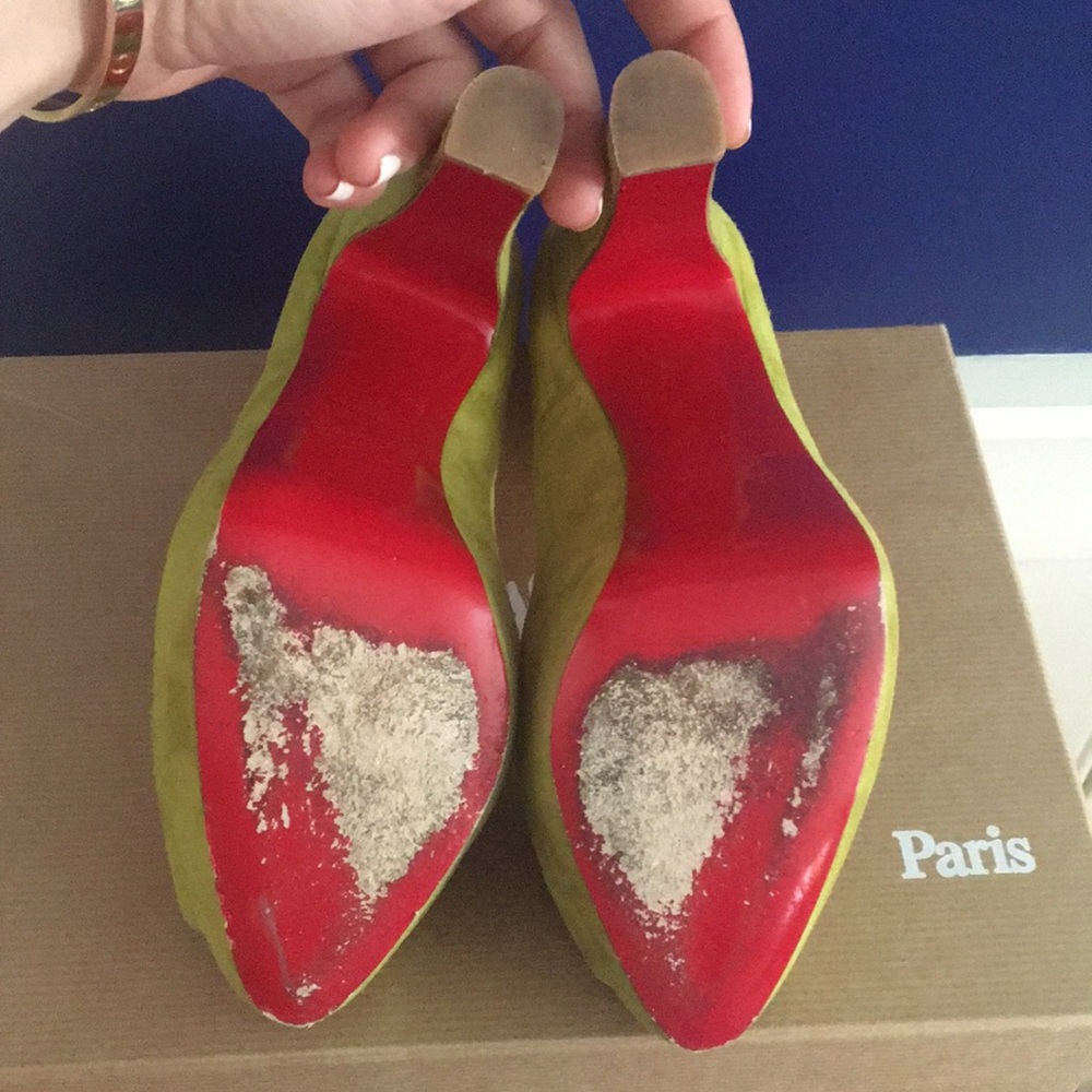 Christian Louboutin Suede Heel - Picture 4 of 6